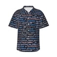 thumbnail image 1 of Balery Function Source Code Camisas hawaianas de manga corta para hombre, camisas playeras de corte holgado, camisas de vacaciones con botones,XX-Large, 1 of 7
