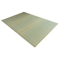FULI Japanese Tatami Mattress, Igusa Mat (100% Japanese Rush Grass) Folds in Three, Made in Japan (Natural, Full XL)