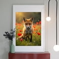 thumbnail image 2 of Diamond Art Kits for Adults - 5d Fox Among Red Flowers Meadow Diamond Painting for Adults, Diamond Art for Adults Beginners, Diamond Painting Kits for Adults for Home Wall Decor, 2 of 7