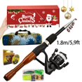 thumbnail image 1 of Fishing Rod Combo Kit Complete Outdoor Angling Gear Set For Serious Fishermen, 1 of 5