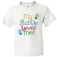 thumbnail image 3 of Inktastic My Auntie Loves Me Nephew Youth T-Shirt, 3 of 5