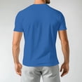 thumbnail image 5 of IYYVV Men's 4th of July Short Sleeve T-Shirt 2026 Flag Anniversary Tops Patriotic Independence Day Top Star Stripes Tee Blue 3XL, 5 of 6