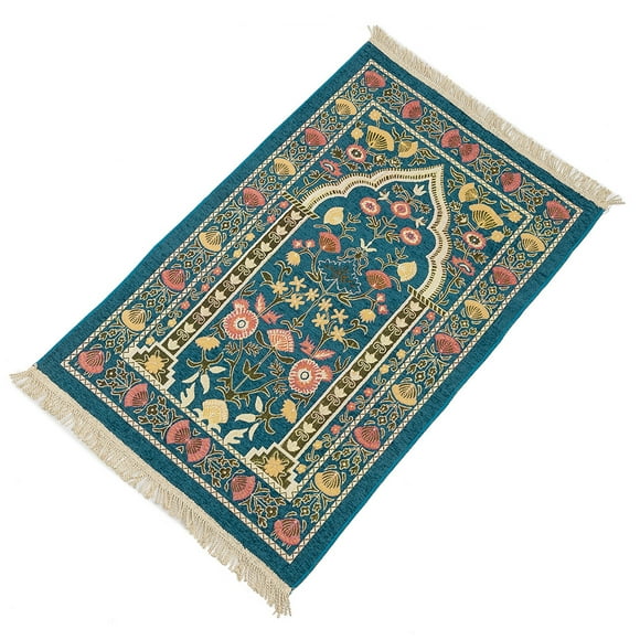 ShenMo 1 morceau de tapis de prière musulman doux et épais de 110x70cm, couverture de prière musulmane, tapis de prière portable, cadeau pour hommes et femmes musulmans pendant le Ramadan