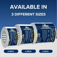 thumbnail image 3 of 2 Pack Buck RV Roof Sealant Tape – 2 Inch x 55ft, 40 Mil – Waterproof RV Tape for Roof Repair, Seams, Skylights, Vents & Window Leaks on Camper, Trailer & Boat, UV Resistant & Weatherproof, White, 3 of 9