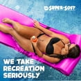 thumbnail image 6 of TRC Recreation Sunsation 1.75\" Thick Foam Adult Pool Float Water Lounger w/ Headrest, Pink, 6 of 13
