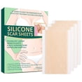 thumbnail image 1 of 4 láminas de silicona para eliminar cicatrices, almohadillas reductoras para eliminar estrías, acné y cicatrices., 1 of 9