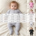 thumbnail image 4 of Newborn Infant Baby Girl Romper Jumpsuit for Girls Long Sleeve Bodysuit Fall Clothes, 4 of 8