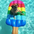 thumbnail image 2 of Flotador inflable para piscina, balsa con forma de paleta, tumbona para piscina, juguetes de fiesta en la playa para niños y adultos, 59" x 31,5", 2 of 4