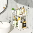 thumbnail image 2 of Organizador de encimera de baño NPPLUS acrílico de 2 niveles, transparente, 2 of 7