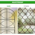 thumbnail image 4 of Decorative Garden Fence .in(H) x .ft(L) Animal Barrier Fence Rustproof Metal Fencing for Yard Dog Rabbits Wire Section Garden Edging Border for Yard Patio Garden, 4 of 7