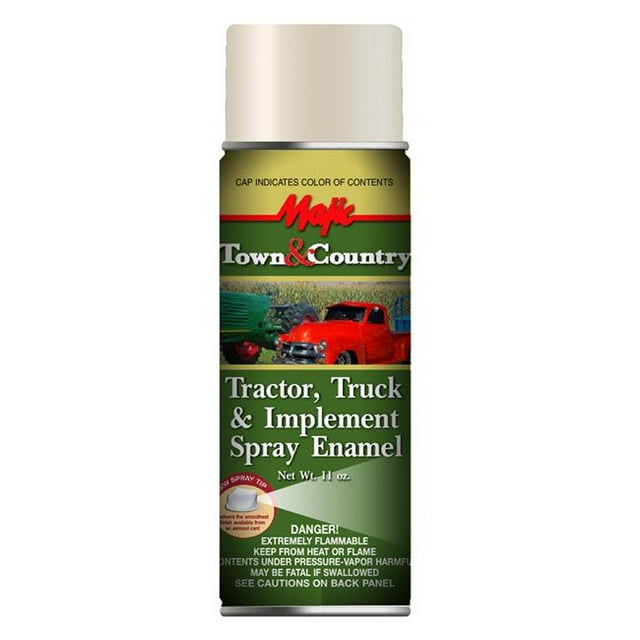 Yenkin-majestic 8-20951-8 11 oz Majic Paint Tractor & Implement Enamel Spray, White