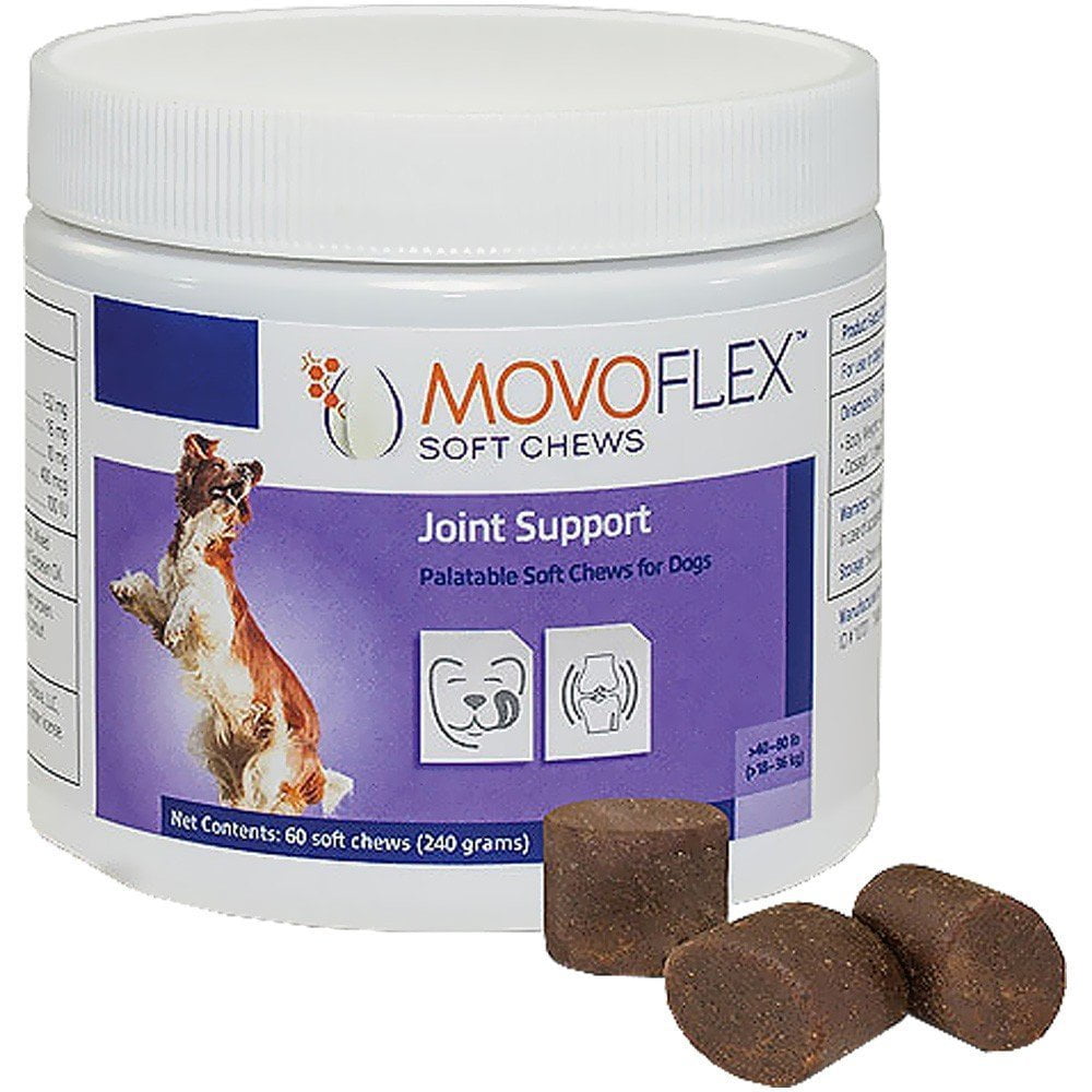 MOVOFLEX Joint Support Supplement Soft Chews for Large Dogs (4080 lbs