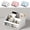 Pink, variant on Yyuenw Desktop Storage Box, 2-Tier Plastic Storage Box with 2 Drawers, Perfect for Offices, Classrooms and Vanity Tables(Pink)