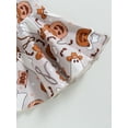 thumbnail image 6 of Toddler Baby Girl Halloween Clothes Long Sleeve Pumpkin Sweatshirt Tops Bell Bottom Pants Set Fall Winter Outfits, 6 of 8