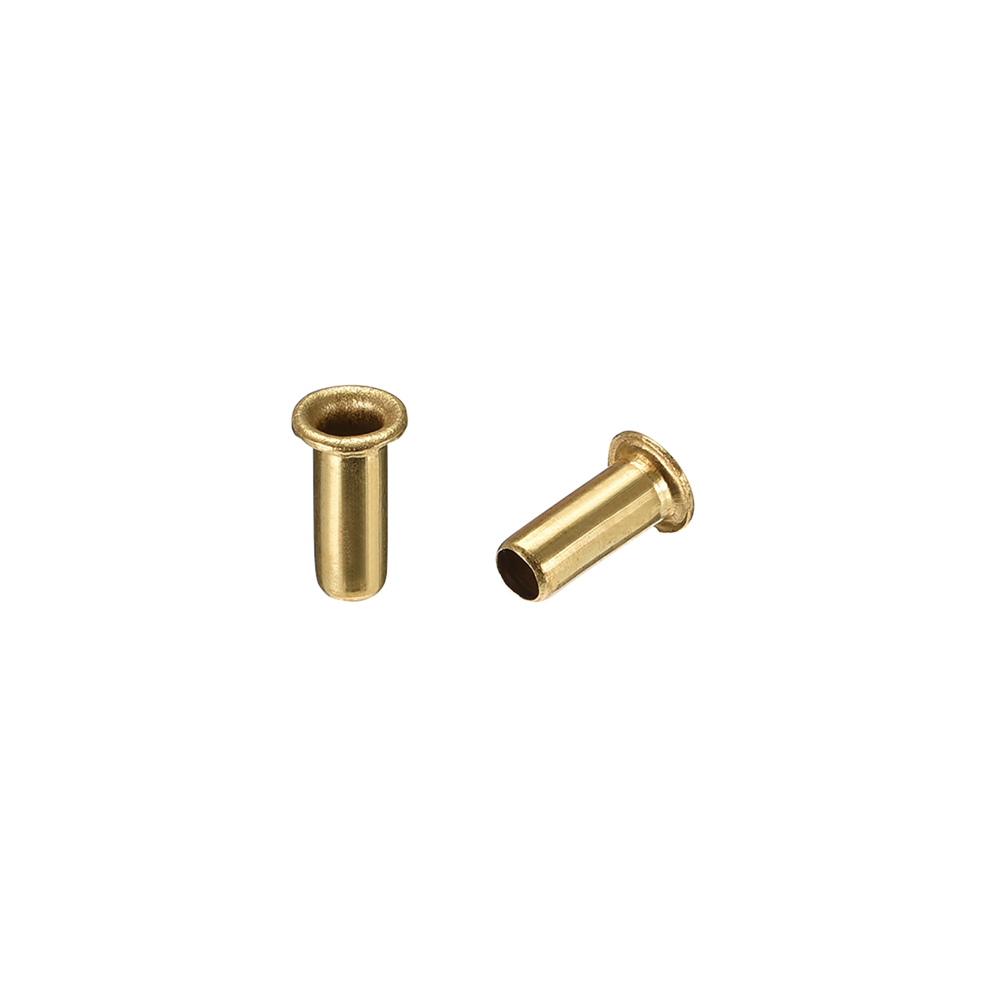 Hollow Rivet,4mm x 10mm Through Hole Copper Hollow Rivets Grommets
