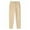 Beige, variant on Men's Pants Solid Color Soft Comfy Loose Straight Leg Thick Warm Trousers with Pockets Sports Running Elastic Waist Winter Mens Dress Slacks Red L