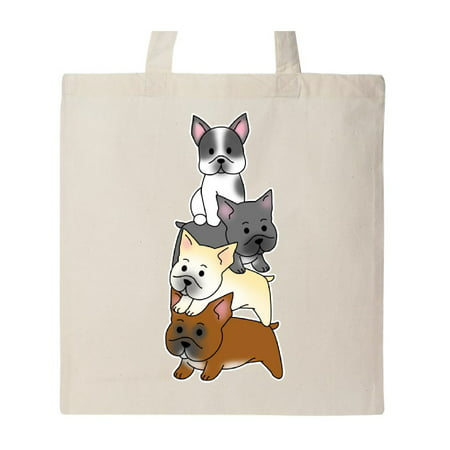 kawaii frenchie stack Tote Bag Natural One Size (Best Natural Test Booster Stack)