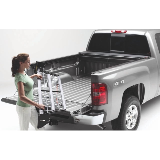 Roll N Lock; Roll-N-Lock Séparateur de Lit Cargo CM223 Gestionnaire de Cargaison; Fonctionne avec la Housse de Tonneau Rétractable Noir; Aluminium; Rabattable