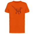 thumbnail image 1 of Sketch Of Velociraptor Tee Men's -Image by Shutterstock, 1 of 1