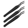 thumbnail image 1 of Pinzas de pestañas curvas BuyWeekMX 3 piezas Aplicadores de pestañas de Acero inoxidable, 1 of 9