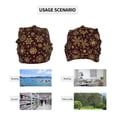 thumbnail image 7 of Salouo Golden Snowflakes Print Unisex Beanie Hat,Knitted Baggy Skull Cap Winter Warm Hats Beanie Sleep Hats Cancer Headwear Caps for Women & Men 1 Pieces, 7 of 7
