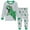2# Green, variant on FEDPOP Toddler Boys 2 Piece Pajamas Set Dinosaur Pjs Sleepwear 3T