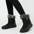 thumbnail image 6 of Ablanczoom Snow Boots Women Winter Shoes Warm Faux Waterproof Fur Outdoors Ankle Booties, 6 of 6