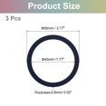 thumbnail image 2 of 3Pcs Magnetic Adapter Ring, Magnetic Wireless Charger Conversion Kit, Navy Blue, 2 of 8