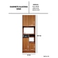 thumbnail image 5 of Despensero de Cocina, Mueble de Almacenamiento Multiusos, Organizador Diseño Minimalista., 5 of 5