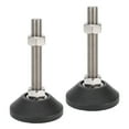 thumbnail image 1 of Nivelador De Pies, 2 Piezas Almohadilla Antideslizante De Goma Pies Niveladores Con Soporte De Carga De 10 Kg Para Muebles, 1 of 7