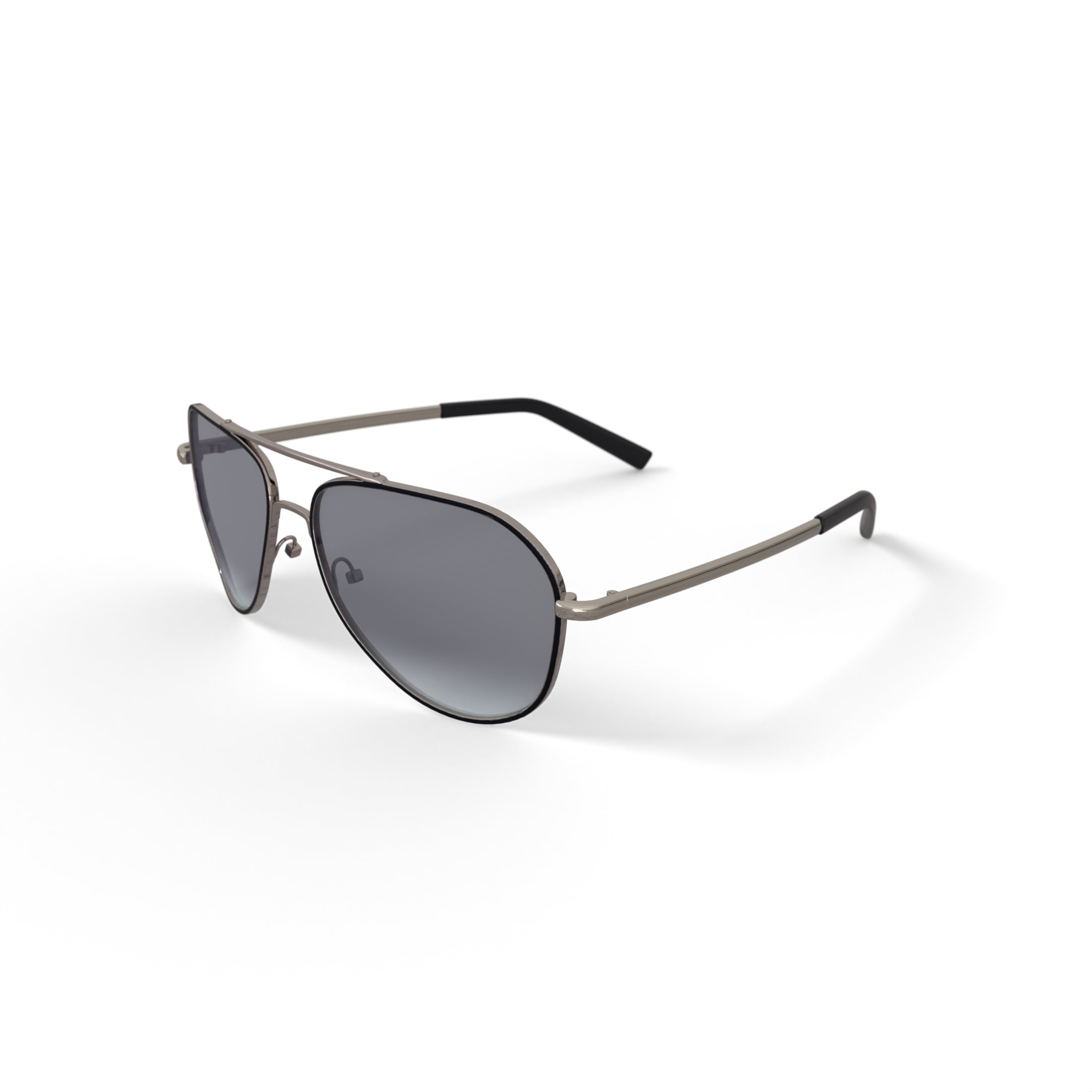Reverb Men's Angular Aviator Prescription Fashion Sunglasses, RVMOS3001, Shiny Gold/Black, 59-16-150, with Case