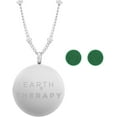 thumbnail image 4 of Earth Therapy Silver Aromatherapy Necklace - Essential Oil Diffuser Pendant, 4 of 7