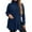Blue, variant on Fiaer Womens Sweater Turtleneck Oversized Side Split Knitted Pullover Thermal Warm Baggy Long Sleeve Fashion Comfy Tops for Older Blue XL