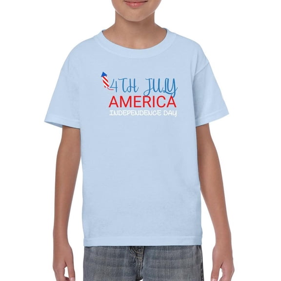 4Th Of July America T-Shirt Juniors -Image by Shutterstock,  Medium