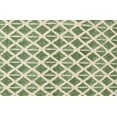 thumbnail image 5 of Casavani Handblock Printed Cotton Dhurrie Living Bedroom and Dining Room Carpets Home Decor Kilim Rug, Green 6x8 feet, 5 of 6