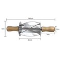thumbnail image 5 of 1Pc Professional Stainless Steel Triangle Knife For Baking And Rolling Dough Easy To Use And Durable, 5 of 5