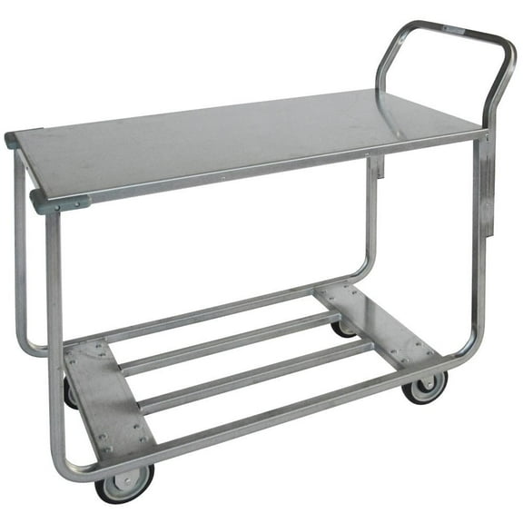 HUBERT® Steel Utility Cart - 47" L x 20" W x 40" H