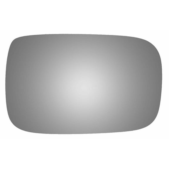 Convex Passenger Side Replacement Mirror Glass Power for 13-17 ACURA RDX W/O Baking Plate