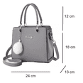 thumbnail image 2 of Bolsa Mujer Crossbody Bandolera Casual Gris, 2 of 4