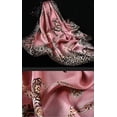 thumbnail image 3 of Bufanda de seda de morera 100% pura 43" (~109,2 cm) Bandana y chal ligeros y cuadrados grandes - Diadema para mujer ER, 3 of 5