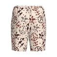 thumbnail image 7 of Daiia Cow Spots And Peace Mens Woven Stretch Pajama Short,Short Pajama Pants-Medium, 7 of 7