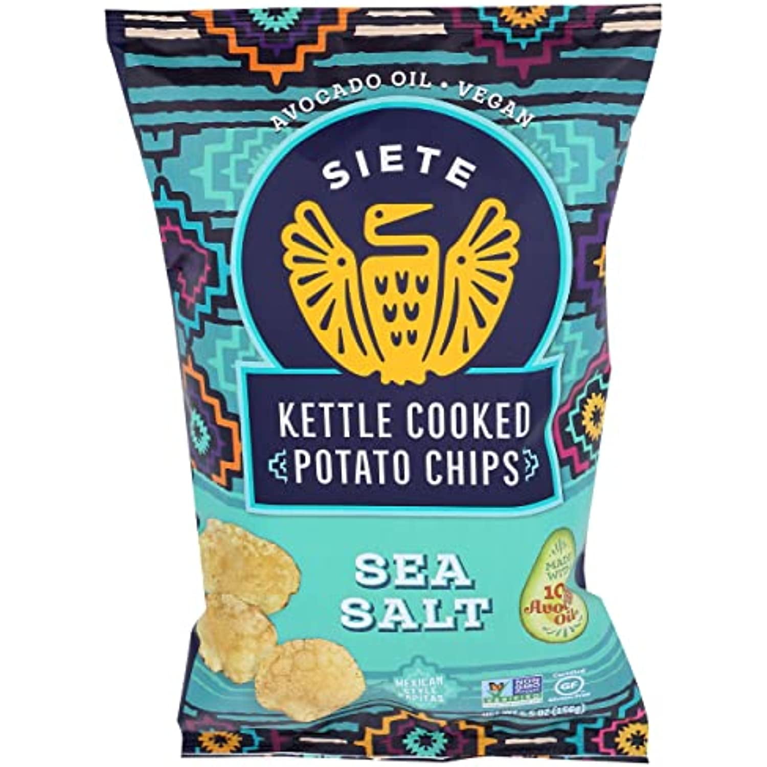 Siete Family Foods Sea Salt Potato Chips, 5.5 Oz