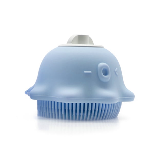 Bewildely cepillos de ducha removedor de polvo de baño depurador cepillo de limpieza herramientas de mano patrón de dibujos animados de silicona Type3 NO3 Bewildely HA010432-01