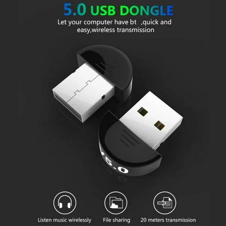 USB Bluetooth 5.3 EDR Adapter, Long Range Bluetooth Dongle PC, 100M Voice  Transmission, Low Latency, Bluetooth 5.3 Stick for  Headphone/Keyboard/Mouse, Compatible with Windows 11/10/8, Plug and Play -  Buy USB Bluetooth 5.3