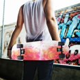 thumbnail image 7 of 33"x9" Skateboard Grip Tape Protector Sheets Nonslip Protection Griptape Sheet for Outdoor Sports Abstract Rose Watercolor Pattern, 7 of 7