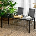 thumbnail image 2 of Outsunny Table à Manger Rectangulaire d'Extérieur pour 8 Personnes, 2 of 10