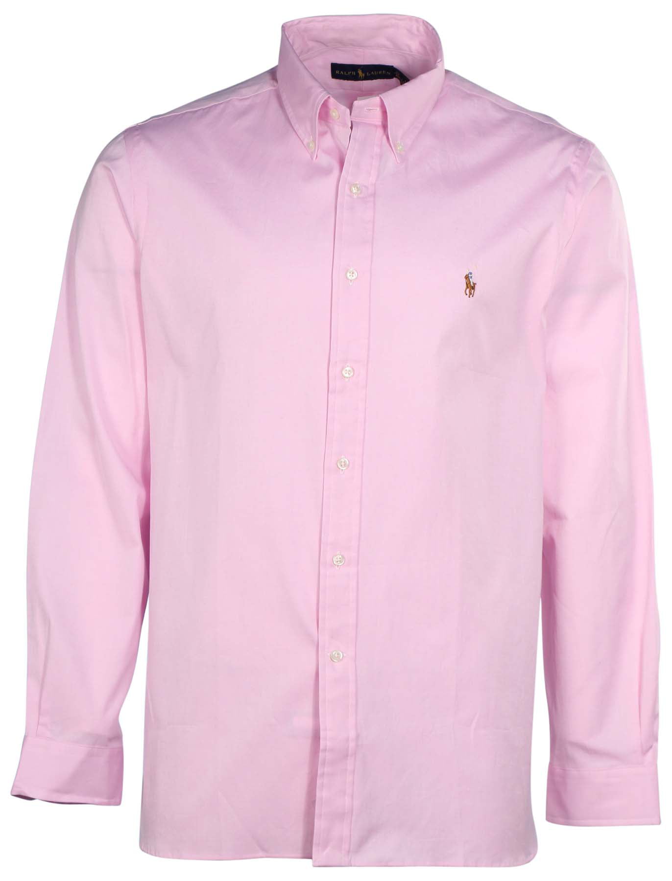 pink polo button down