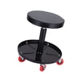 thumbnail image 4 of Garage Workshop Seat Tool Tray Storage Height Adjustable Workshop Seat Chair for black, 4 of 8