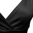 thumbnail image 5 of Mgmyaa Women's Slip Dress Spring Summer Pleated Casual Deep V-Neck Sleeveless Backless Spaghetti Straps Mini Dress, 5 of 8