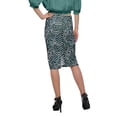 thumbnail image 3 of Moomaya Poly Spandex Skirt Printed Pencil Skirt Plus Size Summer Wear Clothing, 3 of 6